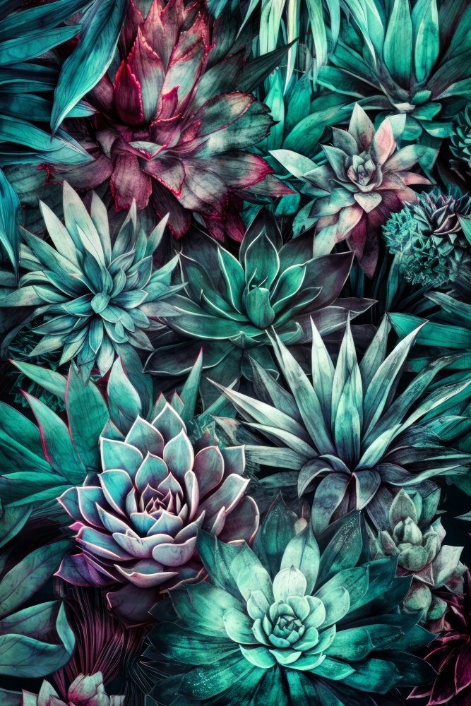 Succulents and cactus 4 od Justyna Jaszke