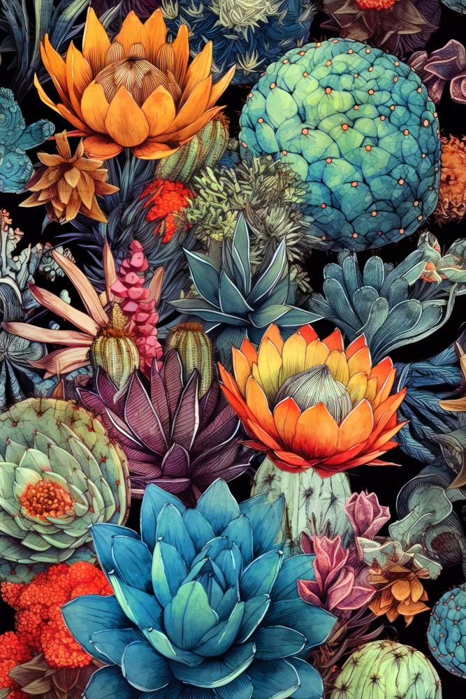 Succulents and cactus 8 od Justyna Jaszke