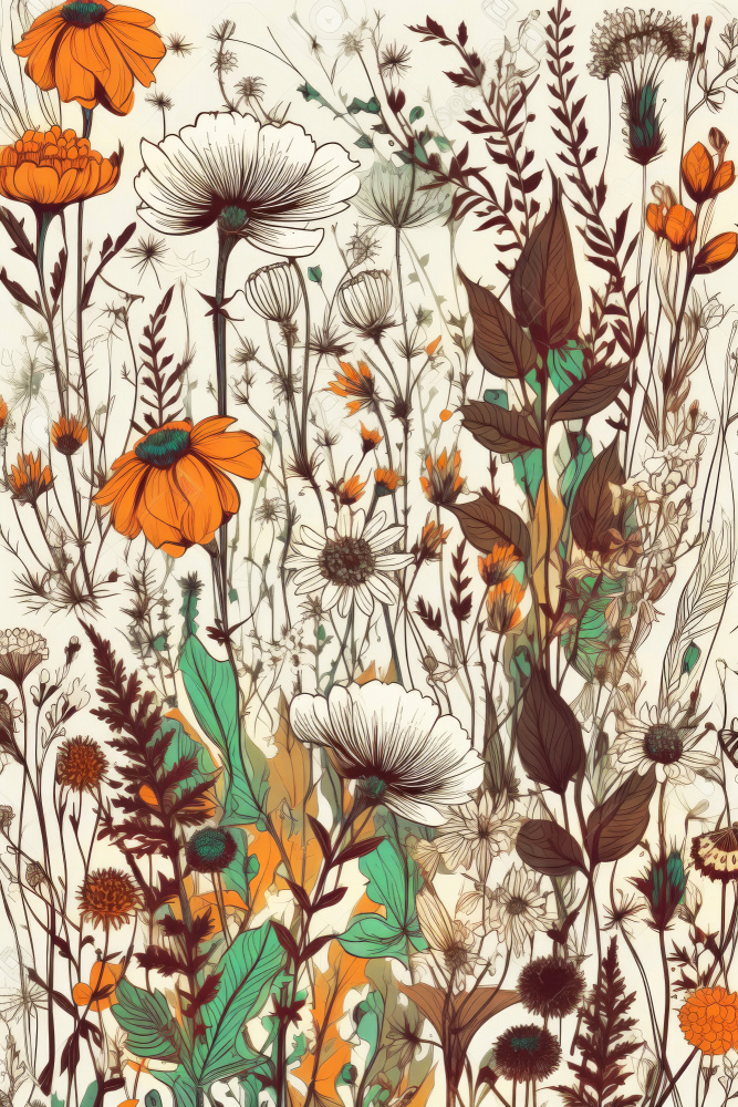 Meadow flowers 3 od Justyna Jaszke