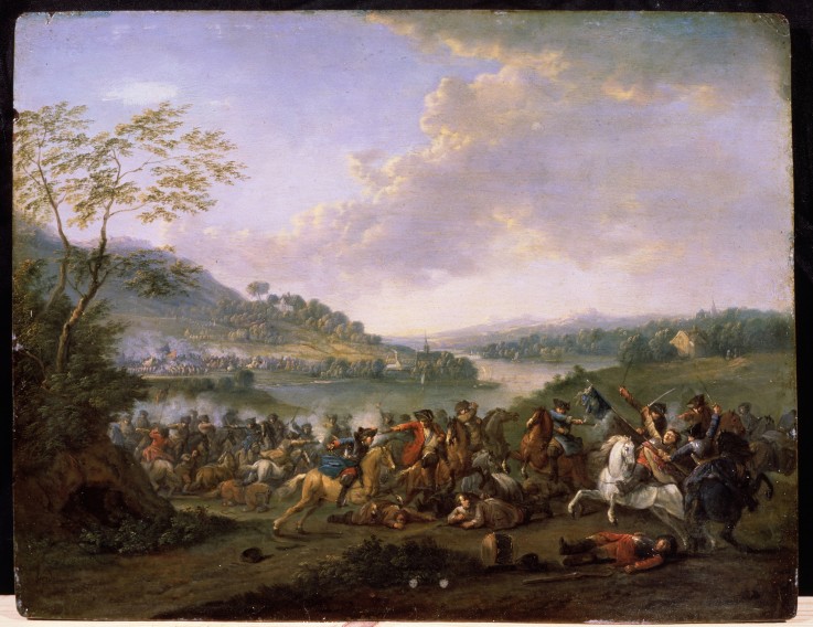 Cavalry Skirmish od Karel Breydel