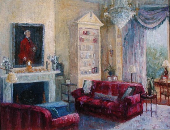 Interior, Ennismore Gardens (oil on canvas)  od Karen  Armitage
