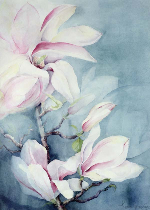 Magnolia Soulangeana (vertical)  od Karen  Armitage