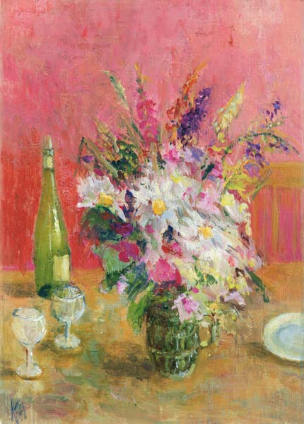 Speyside Flowers, 2002 (oil on canvas)  od Karen  Armitage