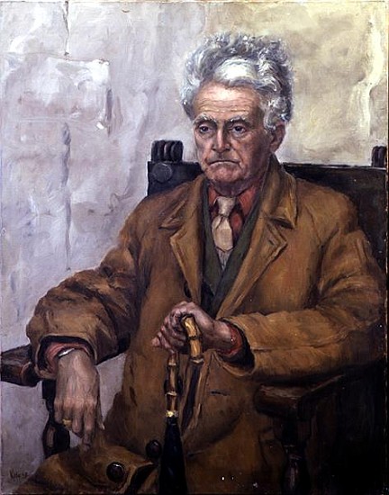 The Pensioner (oil on canvas)  od Karen  Armitage