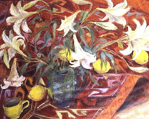 White Lilies and Lemons  od Karen  Armitage