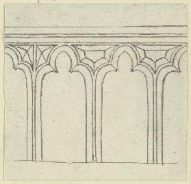 Section of a parapet (?)