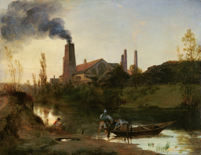 Rolling Mill od Carl Eduard Ferdinand Blechen