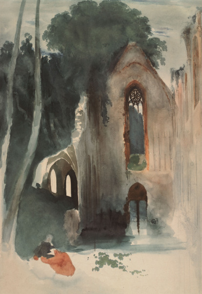 Karl Blechen, Church Ruin od Carl Eduard Ferdinand Blechen