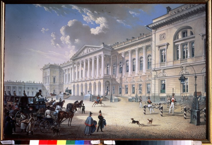 The Old Michael Palace in Saint Petersburg od Karl Petrowitsch Beggrow