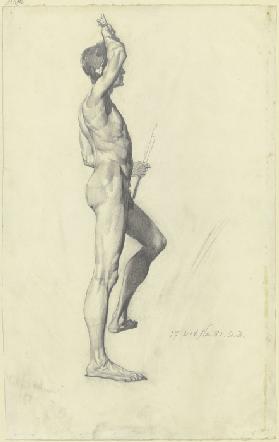 Male nude, standing