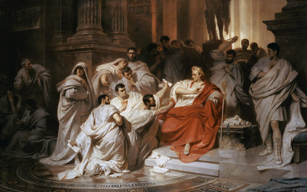 The murder Julius Caesar it. od Karl Theodor von Piloty