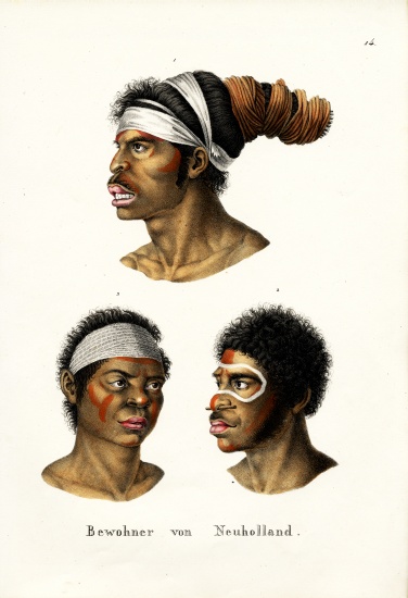 Indigenous Australians od Karl Joseph Brodtmann