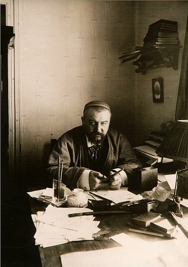 The author Alexander Ivanovich Kuprin od Karl Karlovich Bulla