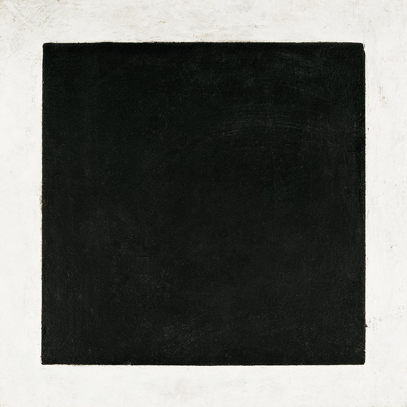 Black square (2 Version) od Kasimir Severinovich Malewitsch