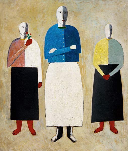 Malevich / Three Girls / 1928/32 od Kasimir Severinovich Malewitsch