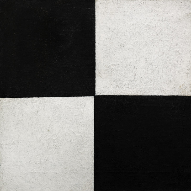 Vier Quadrate, 1915 od Kasimir Severinovich Malewitsch