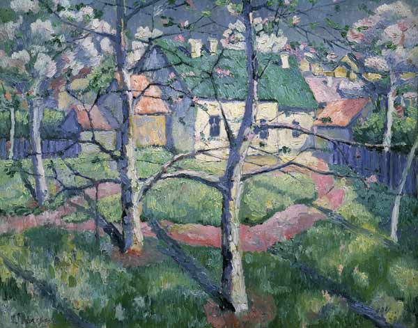 Malevich / Apple Trees in Blossom od Kasimir Severinovich Malewitsch