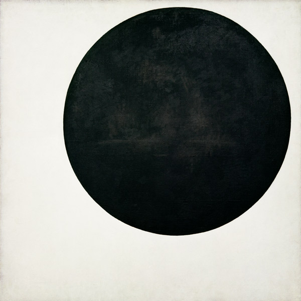 Černý kruh od Kasimir Severinovich Malewitsch