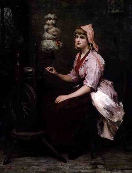 The Girl at the Spinning Wheel od Katherine D.M Bywater