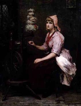 The Girl at the Spinning Wheel