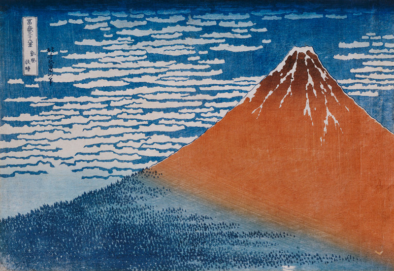 Fine Wind, Clear Weather od Katsushika Hokusai