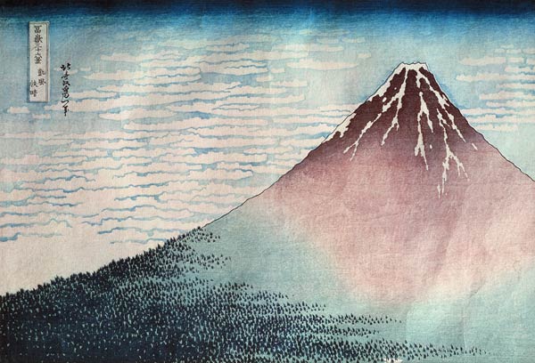 Fuji in Clear Weather'', from the series ''36 Views of Mount Fuji'' (Fugaku sanjurokkei) (see also 7 od Katsushika Hokusai