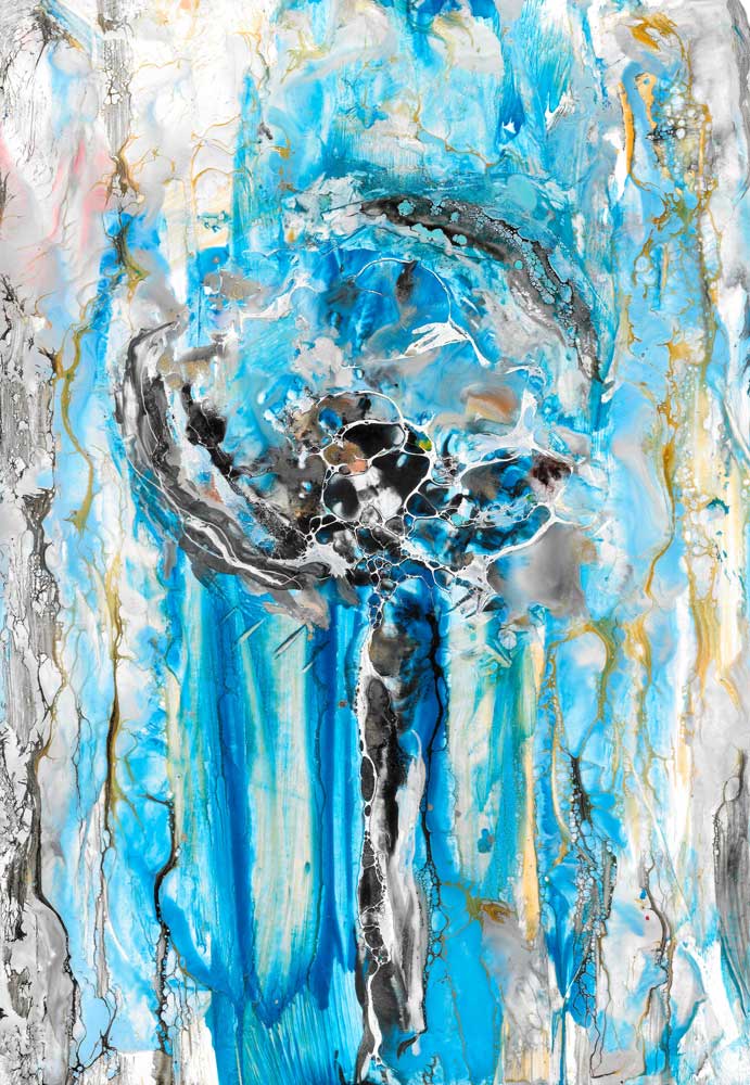 Blue Bulbflower od Christa Kerbusch
