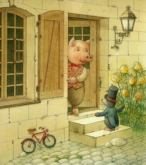 Pig Singer, 2006 (w/c on paper)  od  Kestutis  Kasparavicius