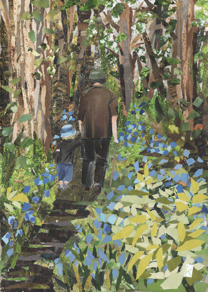 Among The Bluebells od Kirstie Adamson