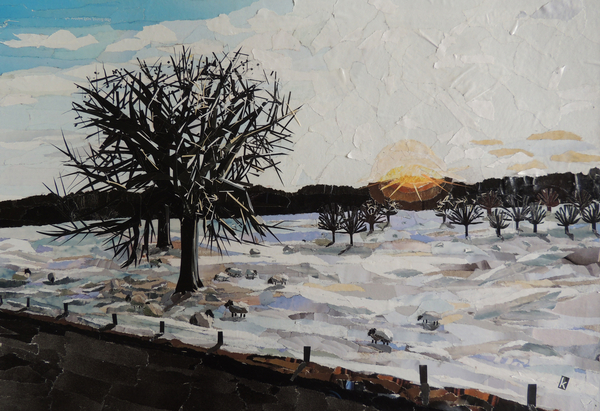 Winter Twilight - Chatsworth Estate od Kirstie Adamson