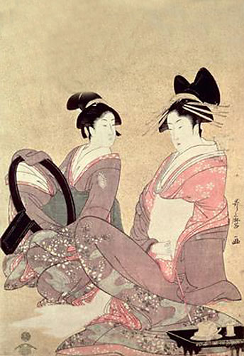 The Courtesan Hana-Murasaki od Kitagawa  Utamaro