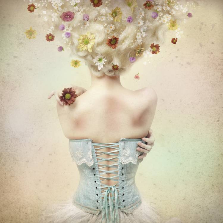 Girl of the flower garden od Kiyo Murakami