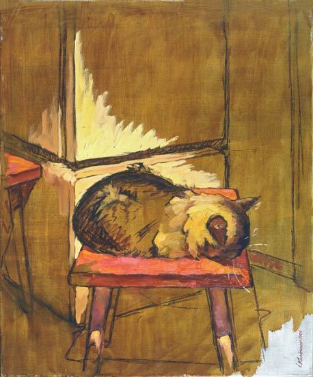 Drowsy Cat od Ivan Kolisnyk