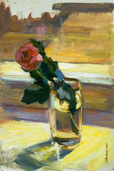 The rose on the window od Ivan Kolisnyk