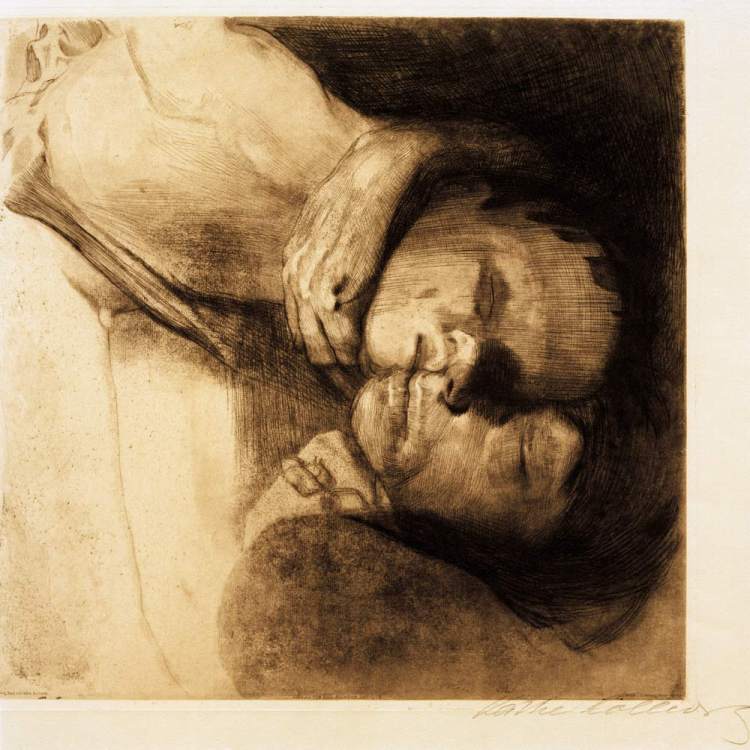 Death, Woman and Child od Käthe Kollwitz
