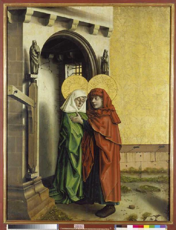 Meeting of Joachim and Anna at the golden gate od Konrad Witz
