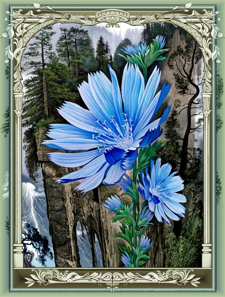 Blauen Blumen (Variante) od Konstantin Avdeev