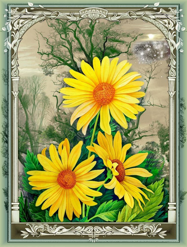 Die gelbe Blumen (Variante) od Konstantin Avdeev