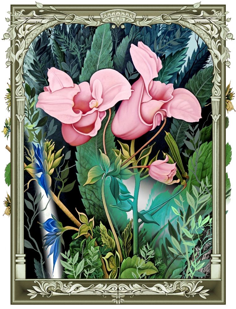 Die rosafarbene Blumen od Konstantin Avdeev