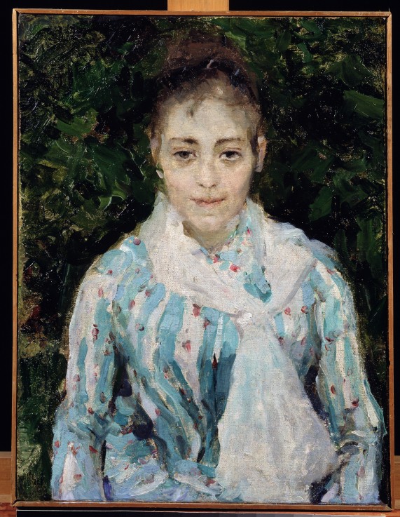 Portrait of the artist Maria Yakunchikova-Weber (1870-1902) od Konstantin Alexejewitsch Korowin