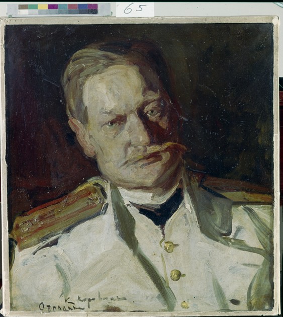 Portrait of Vladimir Arkadievich Telyakovsky (1860-1924) od Konstantin Alexejewitsch Korowin