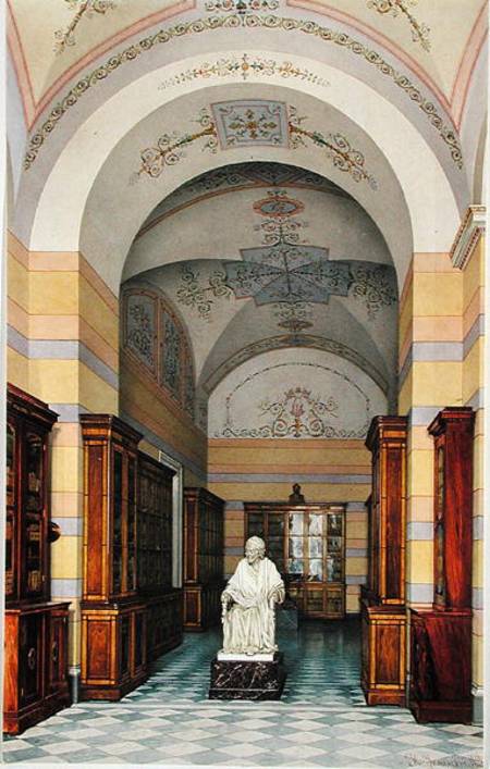 Voltaire's Library, The New Hermitage od Konstantin Andreyevich Ukhtomsky
