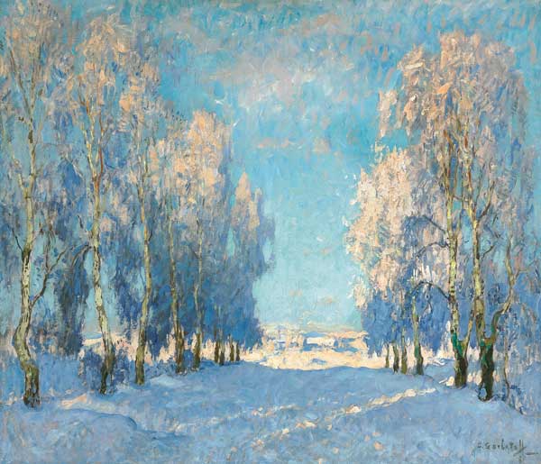 Wintertag od Konstantin Ivanovich Gorbatov