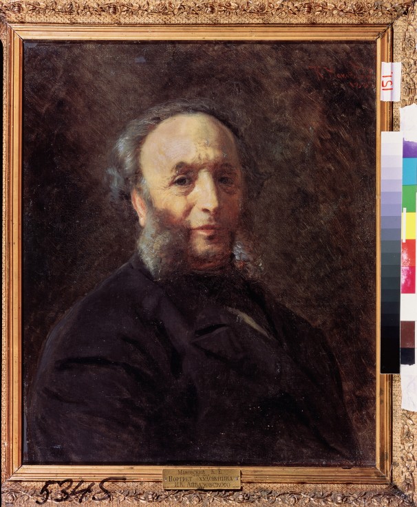 Portrait of the artist Ivan Aivazovsky (1817-1900) od Konstantin Jegorowitsch Makowski