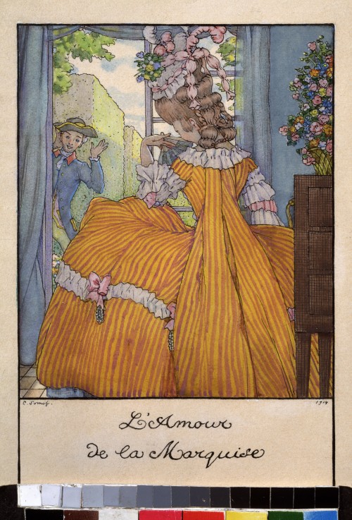 Illustration for book Le Livre de la Marquise od Konstantin Somow