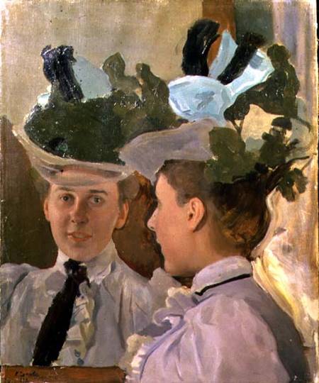 Lady at the Mirror od Konstantin Somow