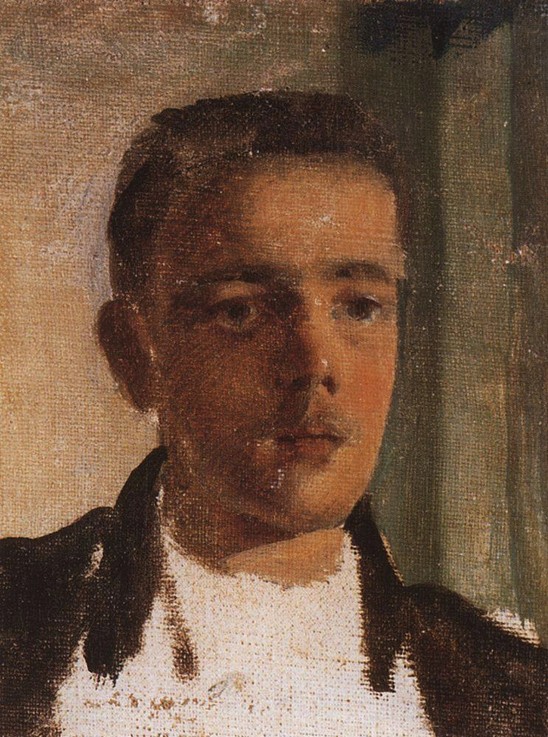 Portrait of Sergei Dyagilev (1872-1929) od Konstantin Somow