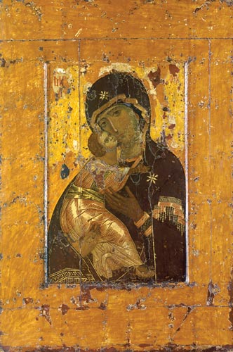 Gottesmutter von Wladimir od Konstantinopel Ikonenmalerei