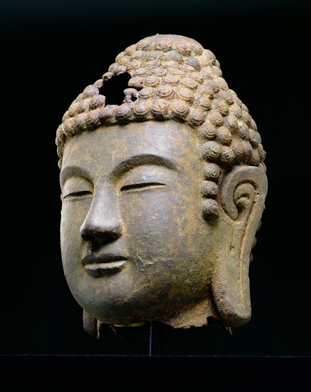 Head of Buddha, Korean, late 8th, early 9th century AD od Korean School