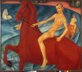 Auf dem roten Pferd zum Bade